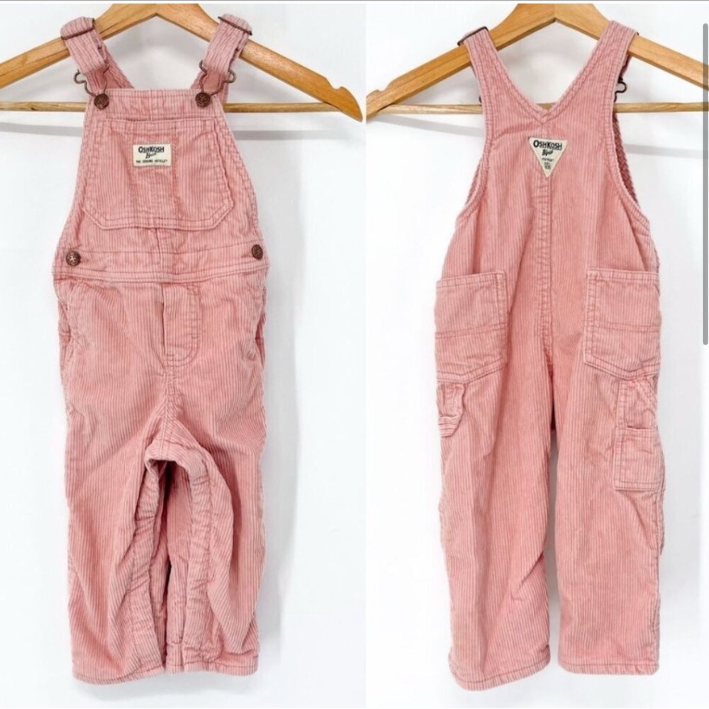 OshKosh B'gosh Pink Corduroy Overalls for Kids